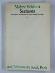 ECKHART Maître,Sermons. COMPLET en 3 vol.