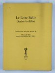 SED Nicolas (trad.),Le livre Bahir (Sepher ha-Bahir).