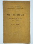 HOLMES Augusta,Ode triomphale en l'honneur du centenaire de 1789. Poème et musique.