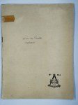 ANONYME,Rituel de tenue solennelle au 1er grade.