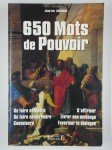CARADEAU Jean-Luc,650 mots de pouvoirs