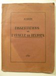 HARDION M.,Dissertations sur l'oracle de Delphes.Tiré à part du Tome III.