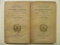 BROGLIE de (Abbé),Monothéisme, Hénothéisme, Polythéisme.   Leçons faites à l'Institut catholique de Paris par M. l'Abbé de Broglie (2 VOLUMES).