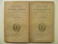 BROGLIE de (Abbé),Monothéisme, Hénothéisme, Polythéisme.   Leçons faites à l'Institut catholique de Paris par M. l'Abbé de Broglie (2 VOLUMES).
