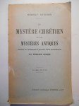 STEINER  Rudolf,Le Mystère Chrétien et les Mystères Antiques.